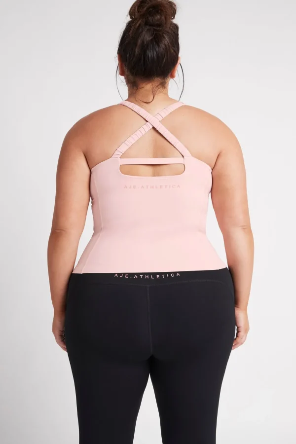 Cut Out Cross Back Tank Top 125