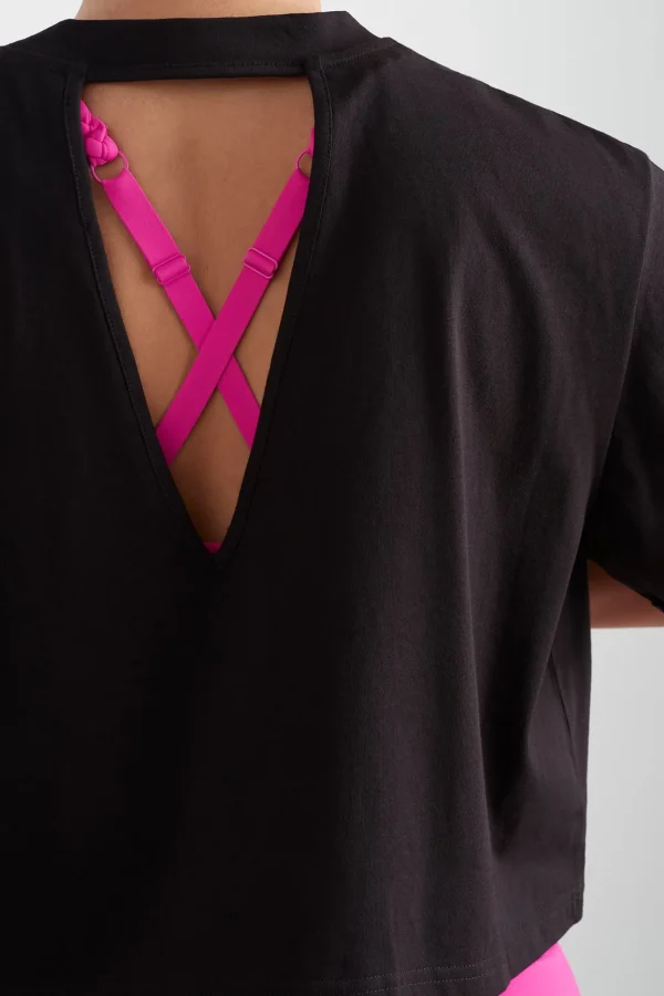 Cutout Crop Tee 105