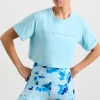 Embossed Crop Tee 105