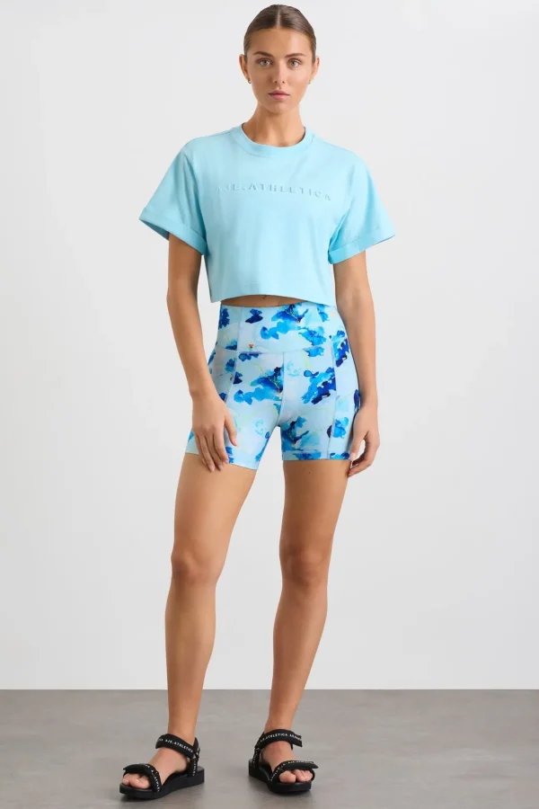 Embossed Crop Tee 105