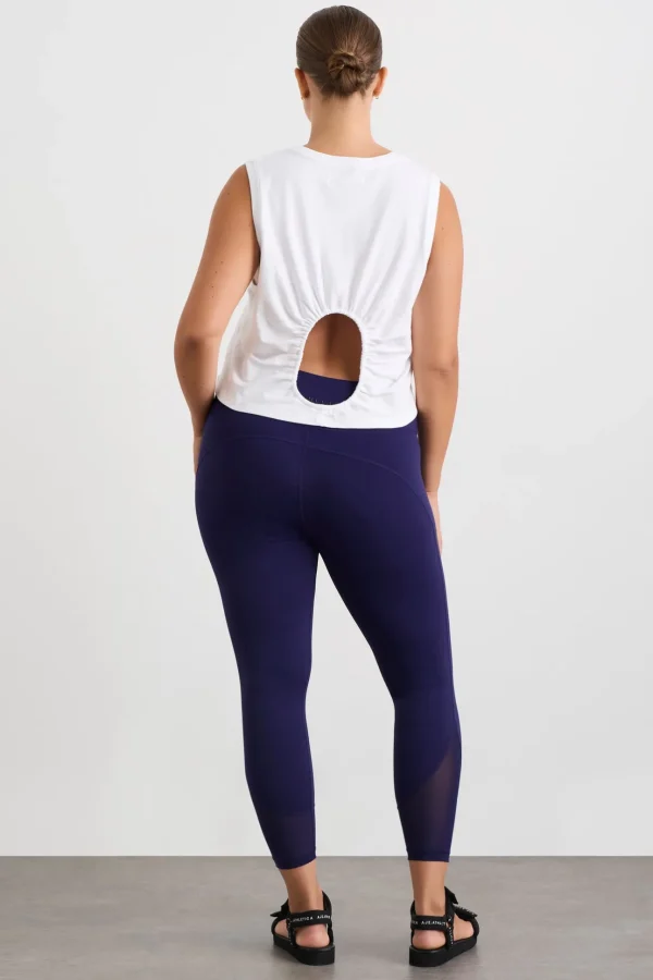 Gathered Keyhole Crop Tank 145