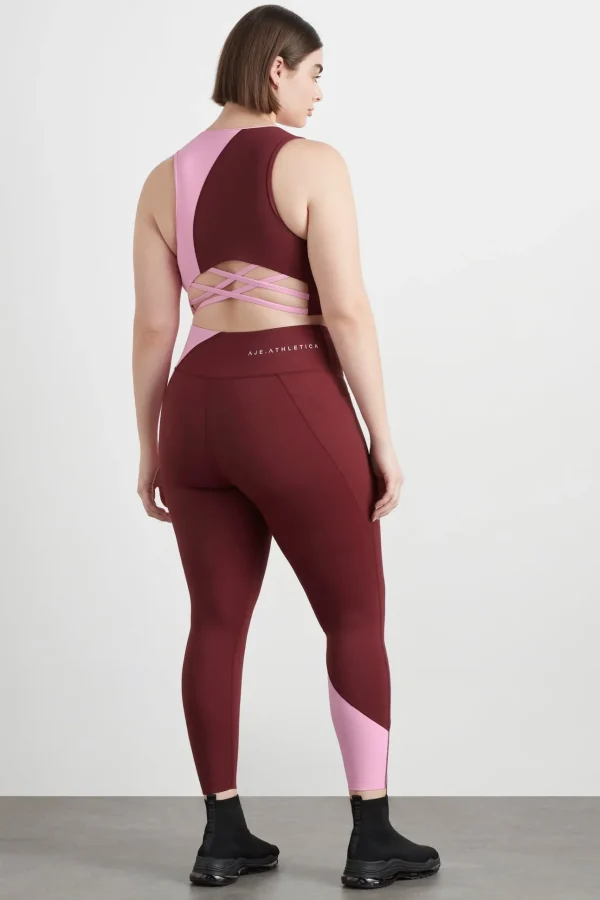 High Rise Colour Block 7/8 Legging 226