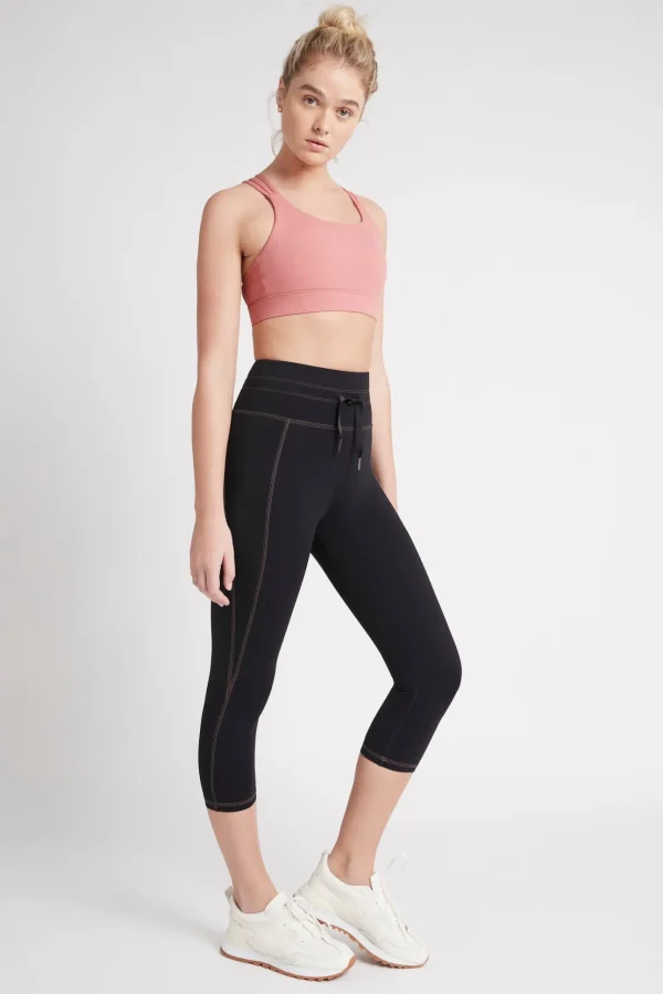 High Rise Contrast 3/4 Leggings 207