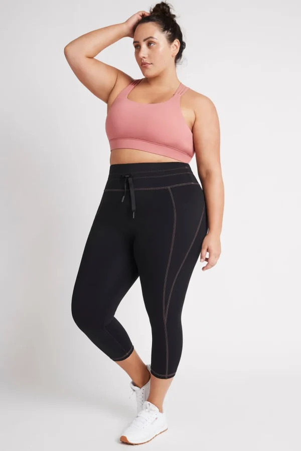 High Rise Contrast 3/4 Leggings 207