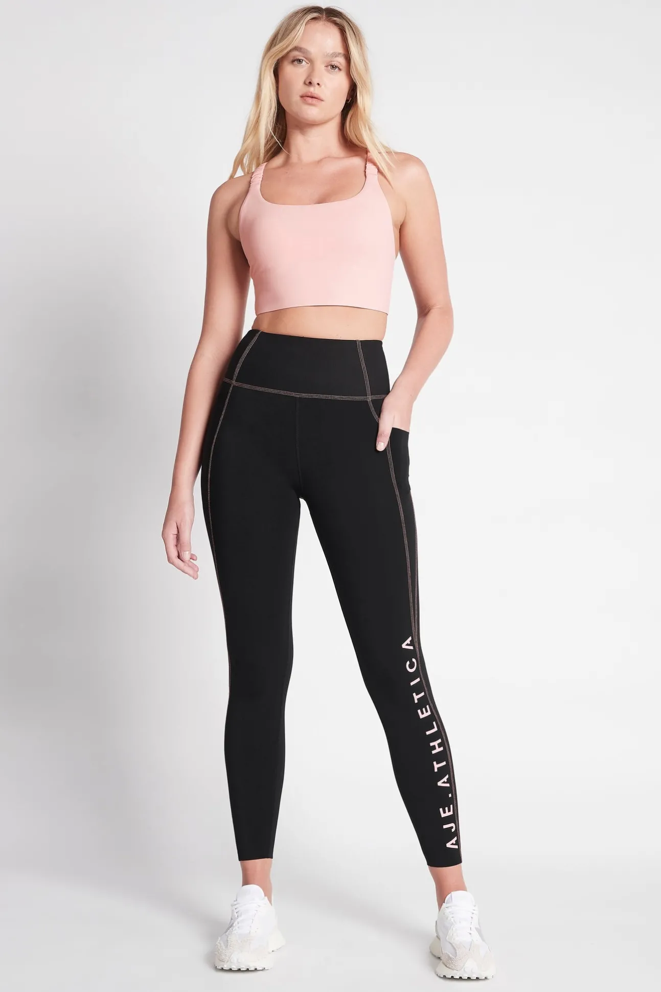 high_rise_contrast_stitch_0.webp High Rise Contrast Stitch Logo Full Length Legging 203