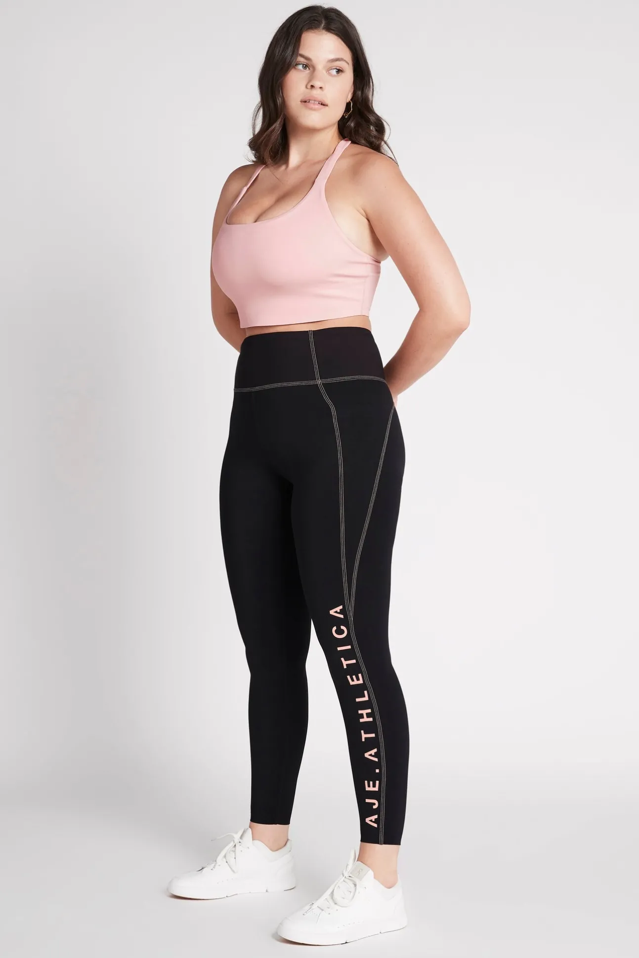 high_rise_contrast_stitch_6.webp High Rise Contrast Stitch Logo Full Length Legging 203