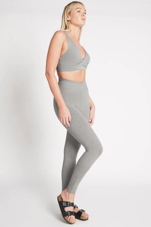 High Rise Crossover 7/8 Zip Legging 214