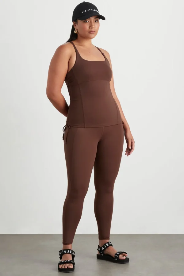 High Rise Drawstring Full Length Legging 225
