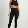 High Rise Mesh Detail 7/8 Legging 612