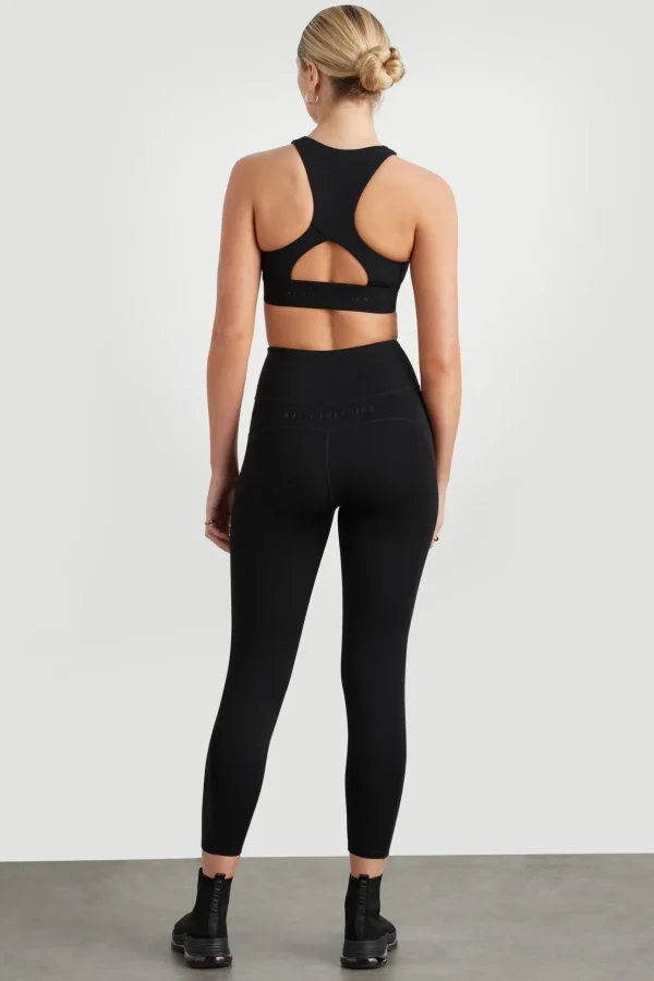 High Rise Mesh Detail 7/8 Legging 612