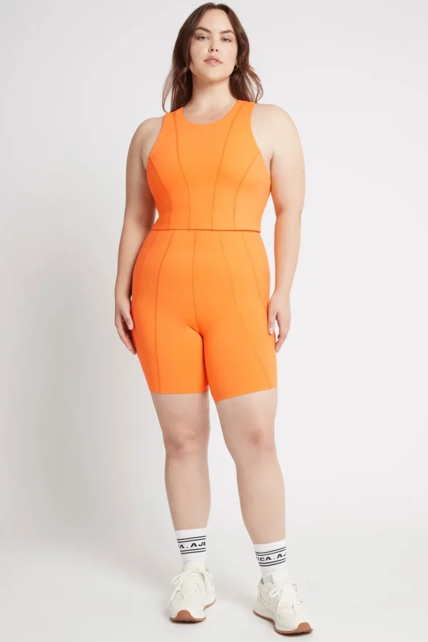 High Rise Mid Length Bike Short 615