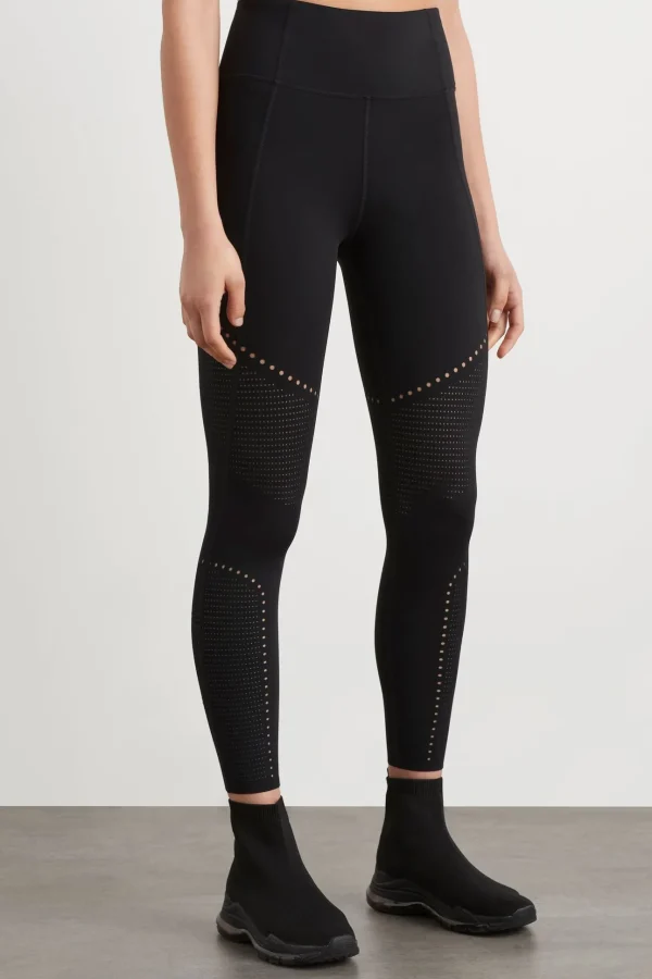 High Rise Perforated 7/8 Legging 227