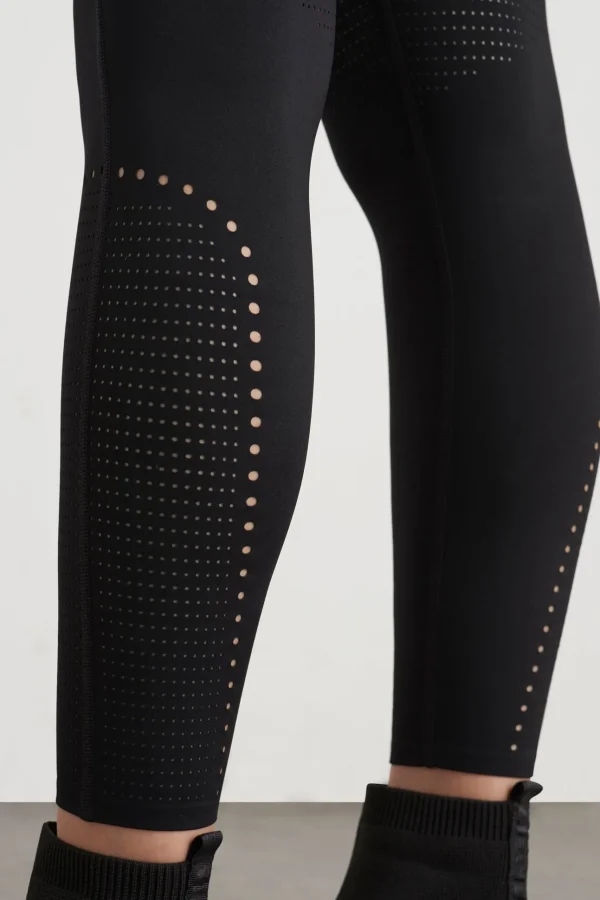 High Rise Perforated 7/8 Legging 227