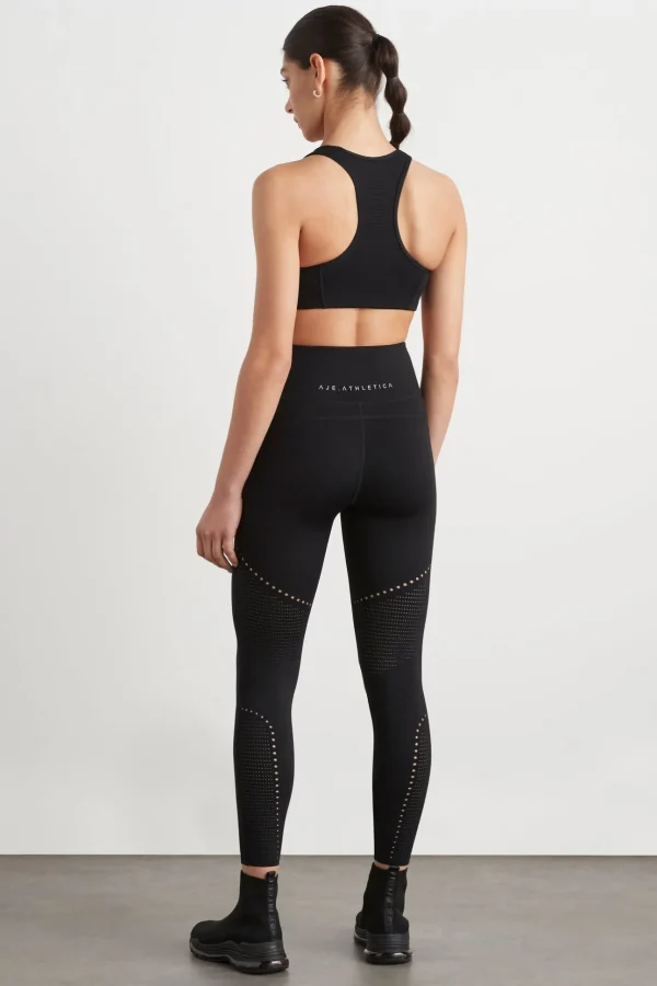 High Rise Perforated 7/8 Legging 227
