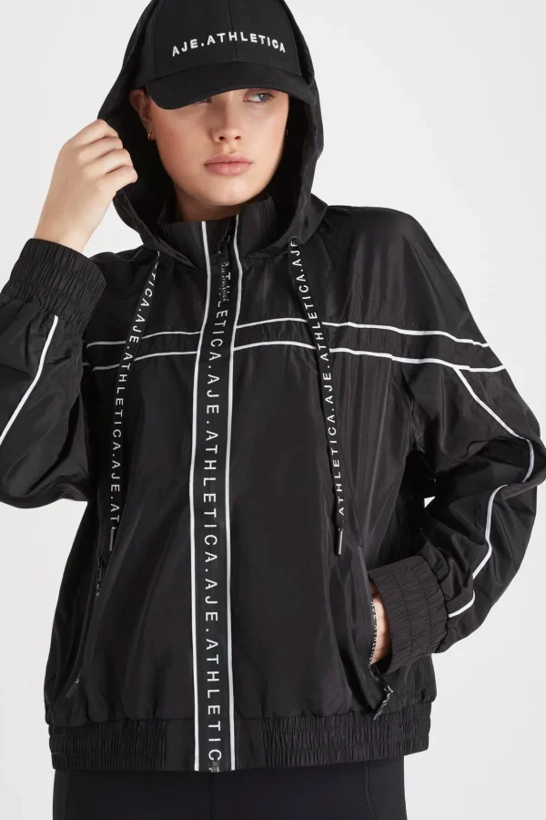 Hooded Windbreaker Jacket 016
