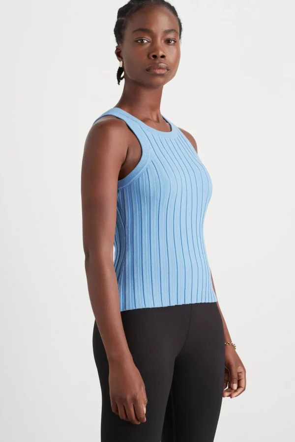 Hydra Racer Knit Ribbed Top
