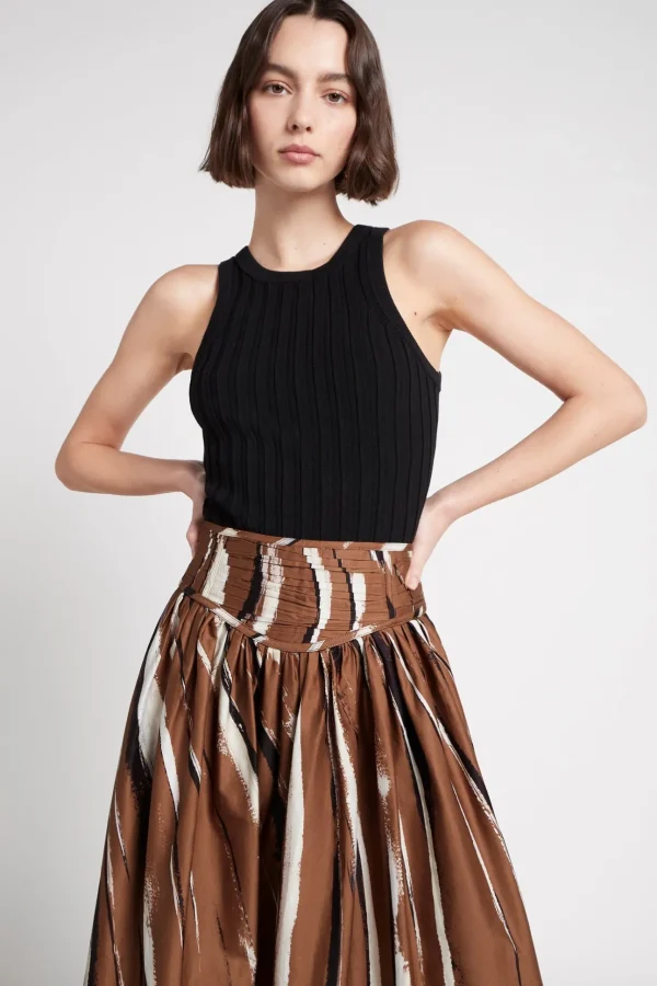 Hydra Racer Knit Ribbed Top