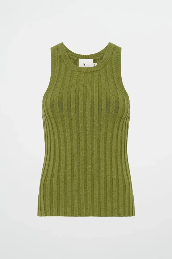 Hydra Racer Knit Ribbed Top