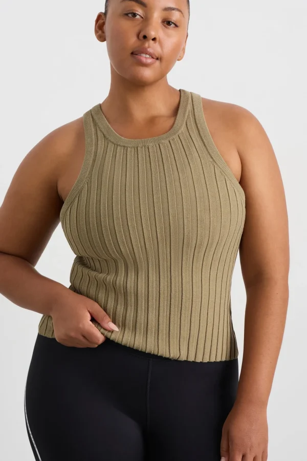 Hydra Racer Knit Ribbed Top