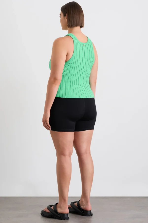 Hydra Racer Knit Ribbed Top