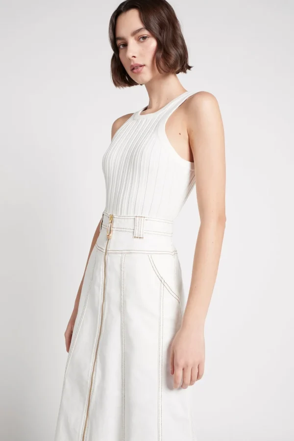 Hydra Racer Knit Ribbed Top