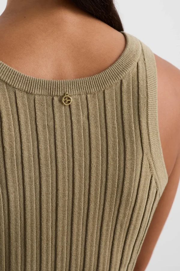 Hydra Racer Knit Ribbed Top