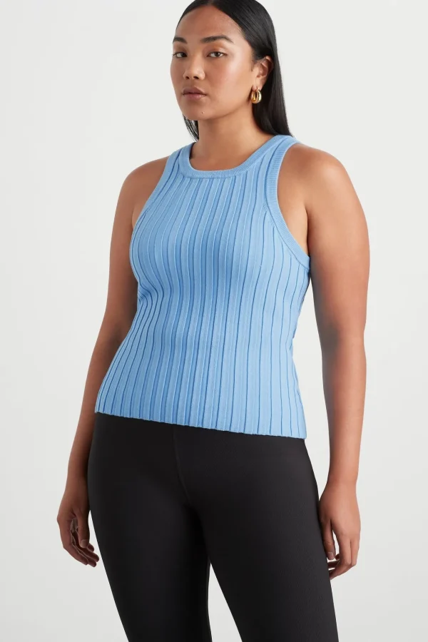 Hydra Racer Knit Ribbed Top