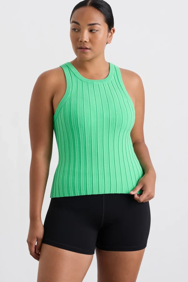 Hydra Racer Knit Ribbed Top