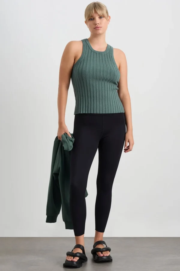 Hydra Racer Knit Ribbed Top