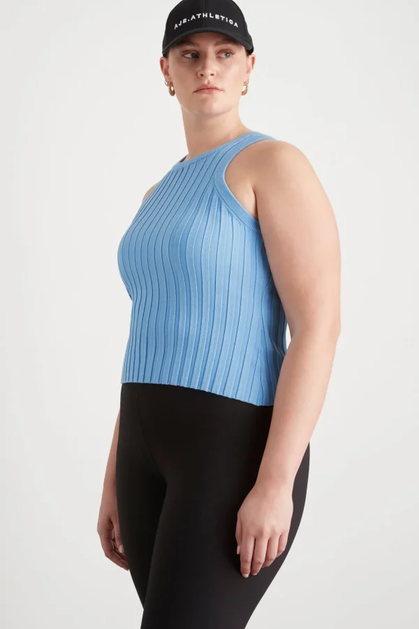 Hydra Racer Knit Ribbed Top
