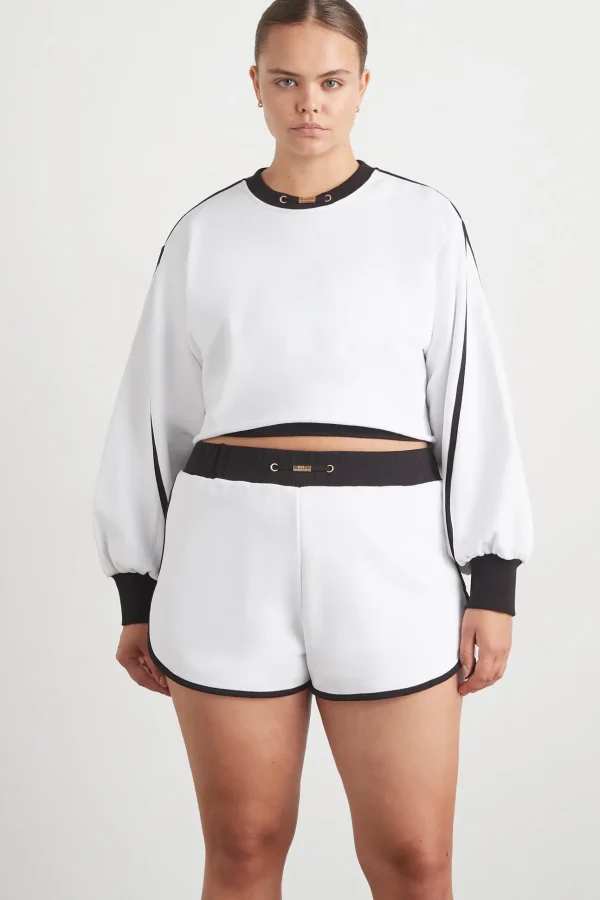 Interlock Crop Sweater 413