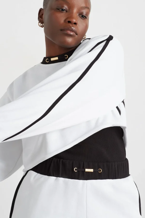 Interlock Crop Sweater 413