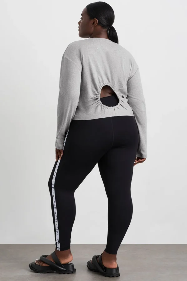 Keyhole Drawstring Long Sleeve Tee 149