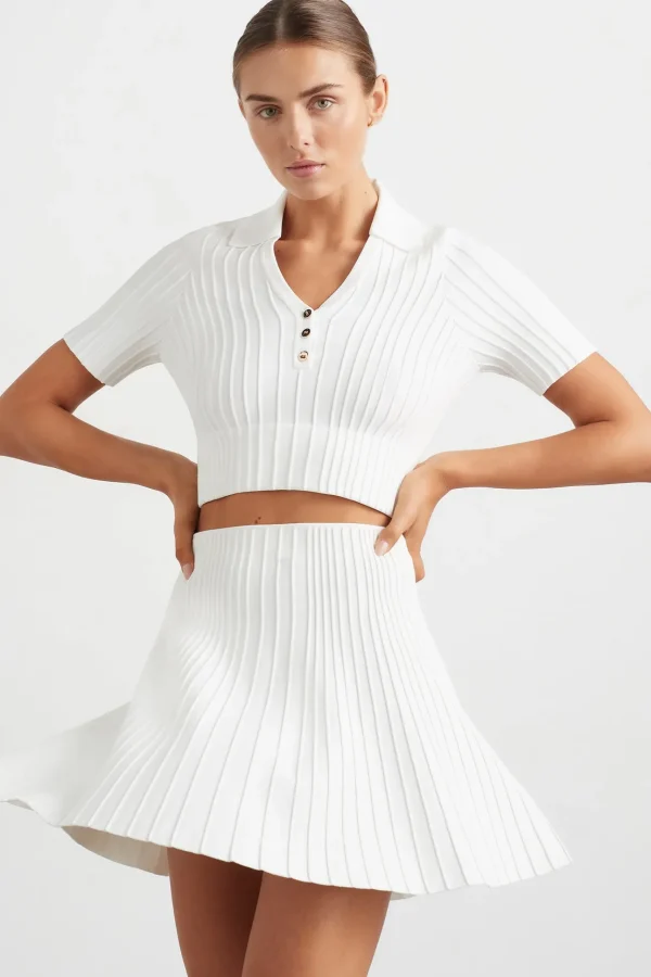 Knitted Polo Top 341