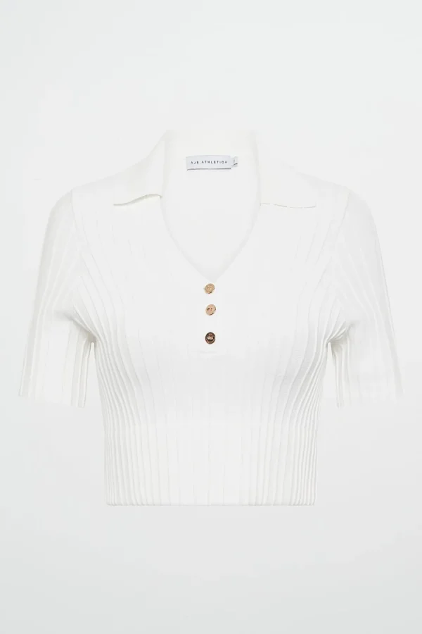Knitted Polo Top 341