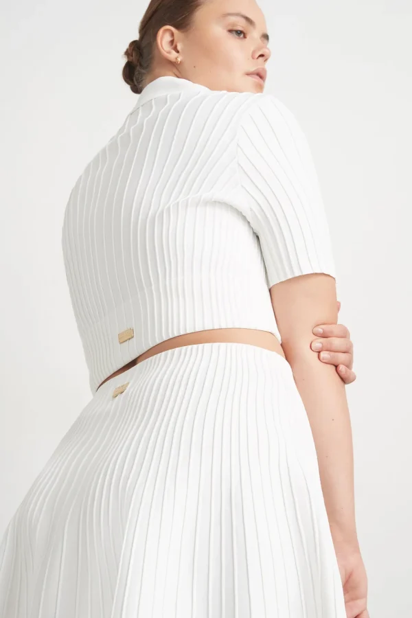 Knitted Polo Top 341