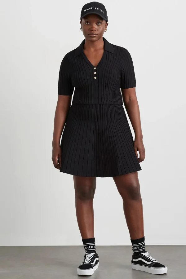 Knitted Polo Top 341