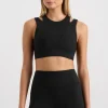 Layered Cut Out Sports Bra 385