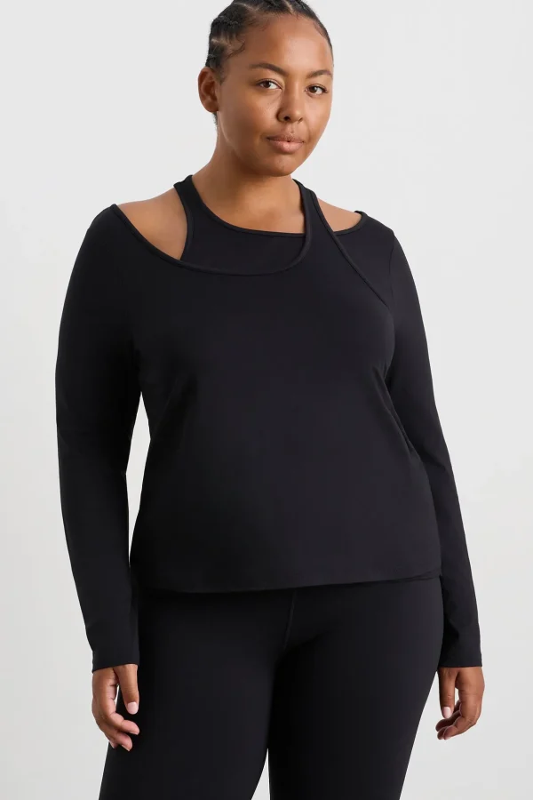 Layered Long Sleeve Top 157