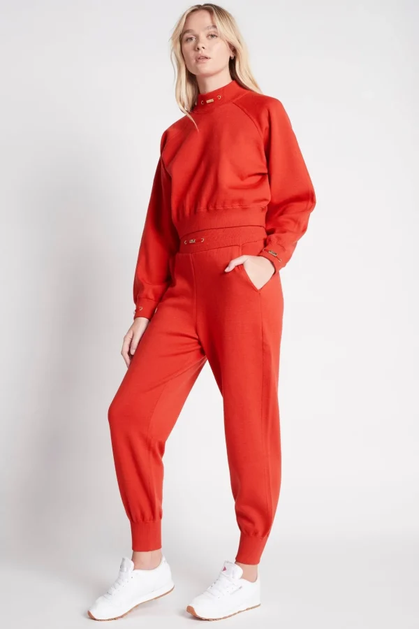 Logo Knit Trackpants 505