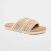 Logotape Shearling Slides 938