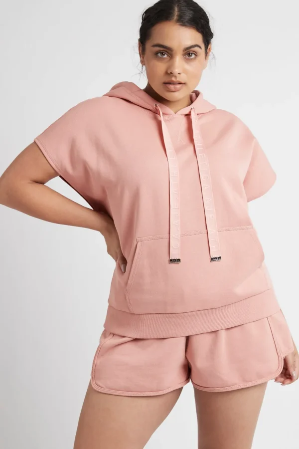 Logotape Short Sleeve Hoodie 403