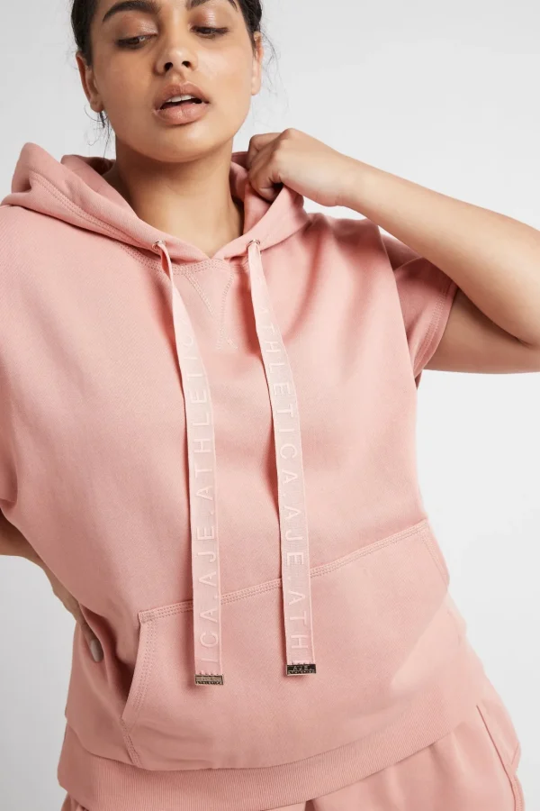 Logotape Short Sleeve Hoodie 403