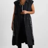 Longline Belted Vest 703