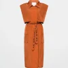 Longline Belted Vest 703