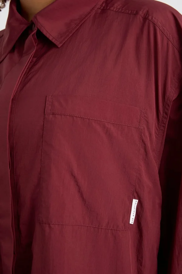 Longline Windbreaker Shirt 438