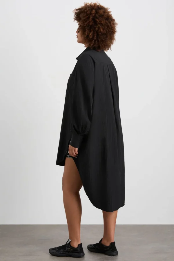 Longline Windbreaker Shirt 438