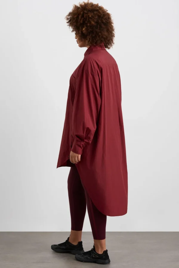 Longline Windbreaker Shirt 438