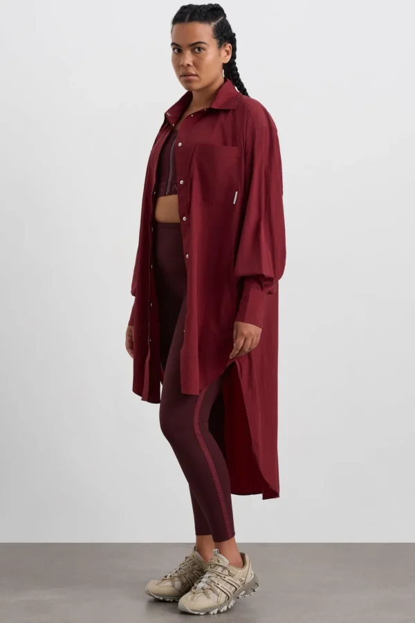 Longline Windbreaker Shirt 438