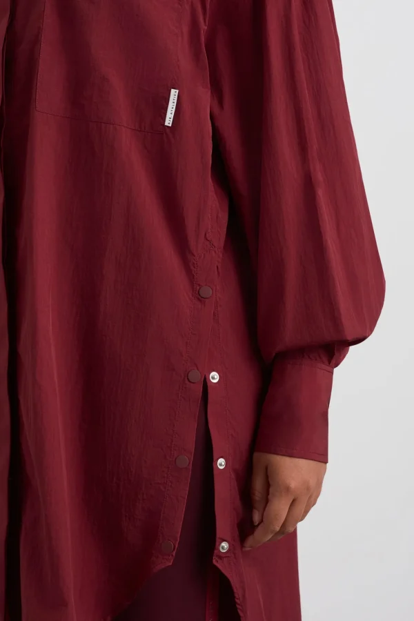 Longline Windbreaker Shirt 438